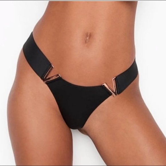 Victoria's Secret Other - Victoria Secret Gold V Panty M NWT
